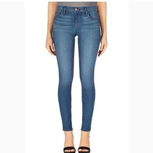 J Brand Rail Mid Rise Skinny Jeans 26